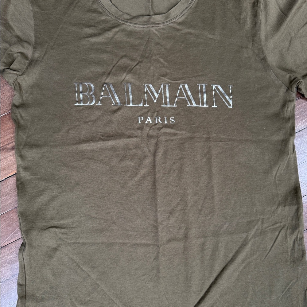Balmain Khaki Green Tee
